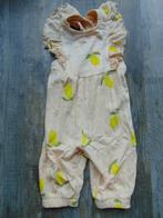 Hema broekpak / jumpsuit zalm roze met citroenen maat 68, Meisje, Ophalen of Verzenden, Zo goed als nieuw, Hema
