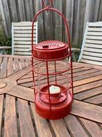 Stormlantaarn voor kaars of waxine lichtje, 25 tot 50 cm, Ophalen of Verzenden, Zo goed als nieuw, Metaal