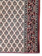 Vintage Perzisch wol vloerkleed Konia Mir red crème 92x165cm, Persian Perzisch vintage oosters hype, Crème, Zo goed als nieuw