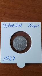 Nederland 10 cent zilver 1827 prachtige staat, Postzegels en Munten, Munten | Nederland, Koning Willem I, Zilver, 10 cent, Ophalen of Verzenden