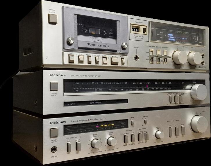 Technics Stereoset met CASSETTEDECK, Audio, Tv en Foto, Stereo-sets, Zo goed als nieuw, Cassettedeck, Tuner of Radio, Overige merken