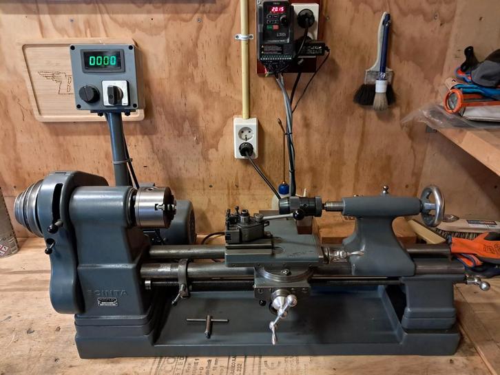 Lesto scintilla metaaldraaibank 220V., Doe-het-zelf en Verbouw, Draaibanken, Gebruikt, Metaaldraaibank, Minder dan 500 mm, Ophalen