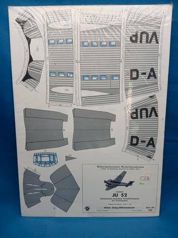 NIEUW!!Bouwplaat Junkers Ju 52 Lufthansa (nieuw) beschikbaar voor biedingen