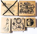 Keuze uit 5 houten stempels diverse Thema's van Psx, Ophalen of Verzenden, Zo goed als nieuw, Houten stempel