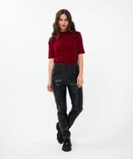 Zwarte leren broek van Azzurro Zwart Maat S - M en L (394), Kleding | Dames, Legging, Azzurro, Zwart, Nieuw