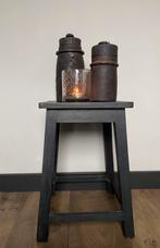 Aura Peeperkorn tafeltje-bijzettafel-krukje-landelijk-sober, Minder dan 45 cm, Minder dan 55 cm, Vierkant, Nieuw