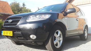 Hyundai Santa Fe 2.7 V6 2WD 2007 Zwart beschikbaar voor biedingen