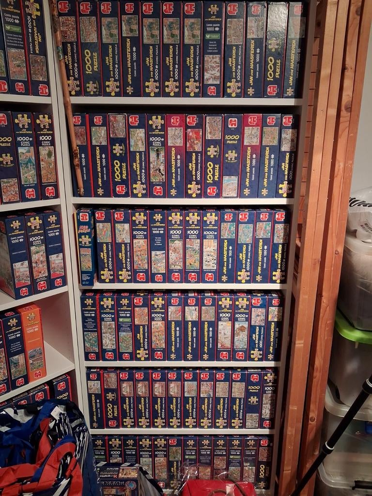 Jan van Haasteren Puzzels - 1000 Stukjes, Ophalen of Verzenden, 500 t/m 1500 stukjes, Gebruikt