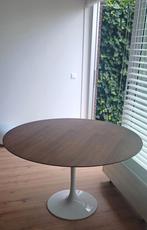 Ronde eettafel met walnoot houten blad, Ophalen, Nieuw, Rond
