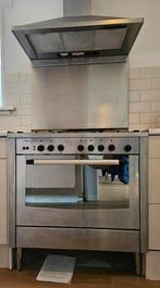 Pelgrim 6-pits gasfornuis met ruime oven tbf925rvsanl/p1, Ophalen, Gebruikt, Overige kleuren, Overige typen