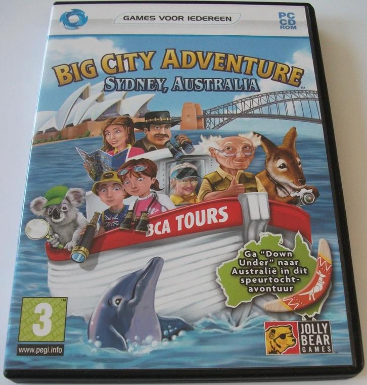 PC Game *** BIG CITY ADVENTURE 2 *** Sydney, Australia, Spelcomputers en Games, Games | Pc, Zo goed als nieuw, Puzzel en Educatief