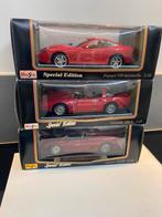 Ferrari 550 Corvette ZR-1 Jaguar XJ220, Hobby en Vrije tijd, Modelauto's | 1:18, Ophalen of Verzenden, Nieuw, Auto, Maisto
