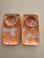 Sushi set Flying Tiger, Huis en Inrichting, Keuken | Servies, Ophalen, Keramiek, Zo goed als nieuw, Bord(en)