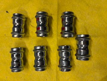 7x Viega rechte perskoppeling 28x28mm staal beschikbaar voor biedingen