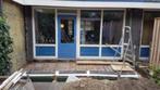hardhouten kozijn met hardhouten buitendeur, Doe-het-zelf en Verbouw, Kozijnen en Schuifpuien, Ophalen, Gebruikt, Hout, Deurkozijn