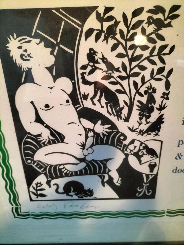 Eddy Varekamp erotisch werk, Antiek en Kunst, Kunst | Litho's en Zeefdrukken, Ophalen of Verzenden