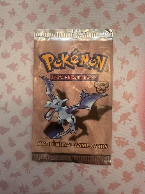 Pokemon fossil booster pack voor de verzamelaar, geopend, Hobby en Vrije tijd, Verzamelkaartspellen | Pokémon, Gebruikt, Booster