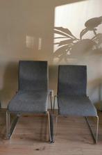 Ahrend slede stoelen muisgrijs, Huis en Inrichting, Stoelen, Ophalen, Zo goed als nieuw, Stof