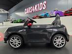 Kinderauto Mini Cooper S - 12 volt - leren zit - soft start, Ophalen of Verzenden, Nieuw