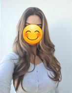 NIEUW: Lichtbruine pruik met coupe soleil, Sieraden, Tassen en Uiterlijk, Uiterlijk | Haarverzorging, Verzenden, Nieuw, Pruik of Haarverlenging