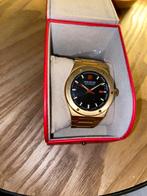 SWISS MILITARY HANOWA SIDEWINDER HORLOGE GOLDPLATED, Overige merken, Staal, Staal, Polshorloge