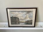 De Binnen Amstel 1770 - Litho, Antiek en Kunst, Kunst | Litho's en Zeefdrukken, Ophalen of Verzenden