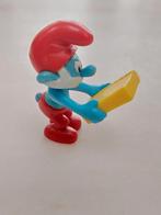 Smurf met boek - Figuurtje, Ophalen of Verzenden, Gebruikt, Overige Smurfen, Poppetje, Figuurtje of Knuffel