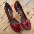 RODE HOGE OPEN NEUS PUMP BLOEM 41, Tango, Pumps, Ophalen of Verzenden, Gedragen