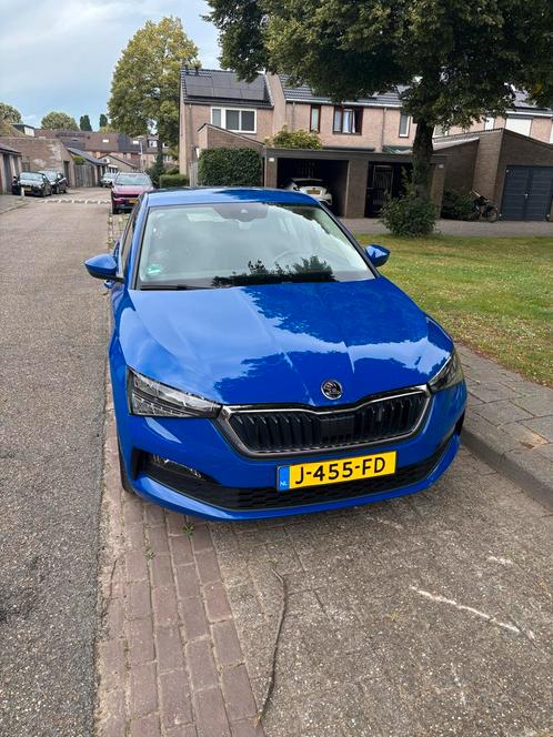 Skoda Scala 1.0 TSI Greentech 116pk 2020 Blauw, Auto's, Skoda, Particulier, Scala, Adaptieve lichten, Adaptive Cruise Control