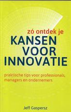 Jeff Gaspersz Zo ontdek je kansen voor innovatie, Ophalen of Verzenden, Zo goed als nieuw, Management