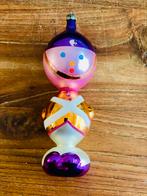 Vintage oude kerstbal antieke kerstversiering glas, Ophalen of Verzenden