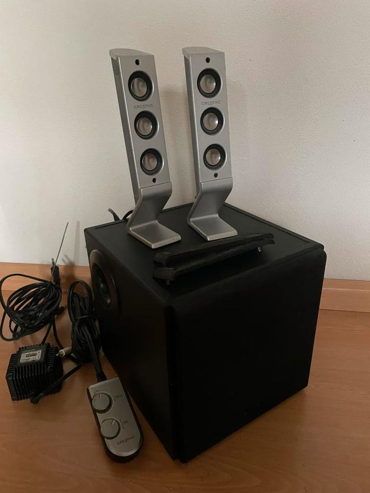 creative  I-Trigue 3200 2.1 PC-luidsprekers met subwoofer, Computers en Software, Pc speakers, Zo goed als nieuw, Ophalen of Verzenden