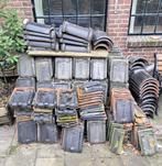 Kruispan, zwart geglazuurd & antraciet, nokvorsten, Doe-het-zelf en Verbouw, Dakpannen en Dakbedekking, Ophalen, Gebruikt, Steen of Klei