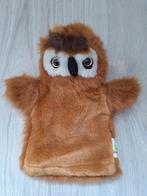 Handpop uil, Kinderen en Baby's, Speelgoed | Knuffels en Pluche, Ophalen of Verzenden, Zo goed als nieuw, Overige typen