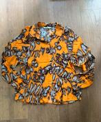 Summum blouse oranje grijs 40 zgan, Kleding | Dames, Maat 38/40 (M), Summum Woman, Verzenden, Oranje