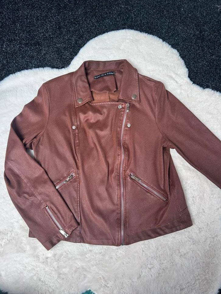 Creme de la creme, Kleding | Dames, Jassen | Zomer, Zo goed als nieuw, Maat 42/44 (L), Bruin, Ophalen of Verzenden