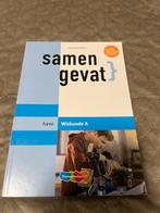 havo Wiskunde A samengevat examenbundel, Ophalen of Verzenden, Zo goed als nieuw, HAVO, Nederlands