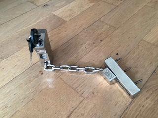 Burg Wächter deurketting kierstandhouder vernikkeld metaal, Huis en Inrichting, Woonaccessoires | Overige, Nieuw, Ophalen