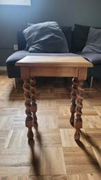 Vintage houten bijzettafel, Ophalen, Minder dan 45 cm, Minder dan 55 cm, Vintage