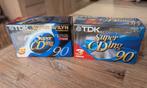Gesealde TDK Super CDing 90 Cassettebandjes – 2x 3-Pack, 2 t/m 25 bandjes, Overige genres, Ophalen of Verzenden, Nieuw in verpakking