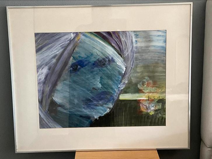 FIEN HUTH  -   Prachtig werk van haar.  Gesigneerd - 1978, Antiek en Kunst, Kunst | Schilderijen | Abstract, Ophalen