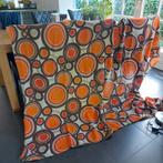 Jaren 70 gordijnstof 200x220, Hobby en Vrije tijd, Stoffen en Lappen, Ophalen, Gebruikt, 120 cm of meer, Katoen