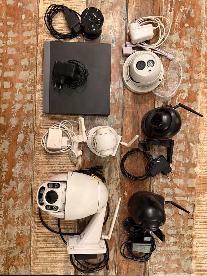 Foscam Camera Set - 7 Stuks, Audio, Tv en Foto, Videobewaking, Gebruikt, Binnencamera, Ophalen