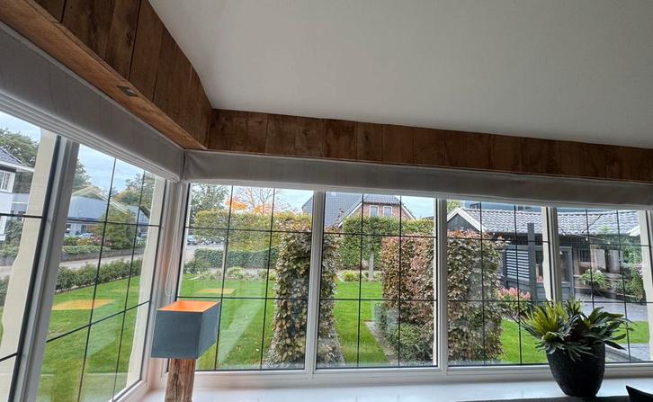 Glas-in-lood ramen – dubbelwandig (buitenramen), Doe-het-zelf en Verbouw, Glas en Ramen, Zo goed als nieuw, Gevelraam of Ruit