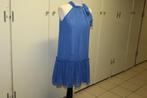 Mina UK vlot aparte halterjurk mt 38/M KOOPJE, Kleding | Dames, Maat 38/40 (M), Blauw, ., Ophalen of Verzenden