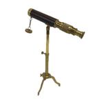 Vintage Havenkijker Verrekijker Koper met Leer, Antiek en Kunst, Ophalen of Verzenden