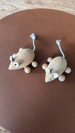 2 houten muisjes, Ophalen of Verzenden, Zo goed als nieuw