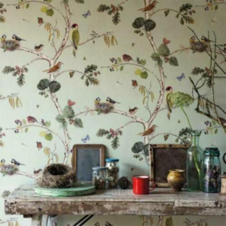 Sanderson behang Klimop/One sixty/Port Isaac, Huis en Inrichting, Stoffering | Behang, 75 m² of meer, Ophalen of Verzenden