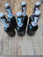 Grolsch 100 jaar. Beugelflesjes + bierglazen + infoblad, Ophalen of Verzenden, Nieuw, Glas of Glazen, Grolsch