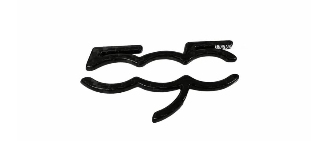 Abarth 595 Carbon 595 logo voor dashboard, Ophalen of Verzenden, Nieuw